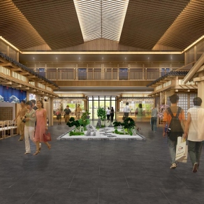 日式料理店3D模型下载